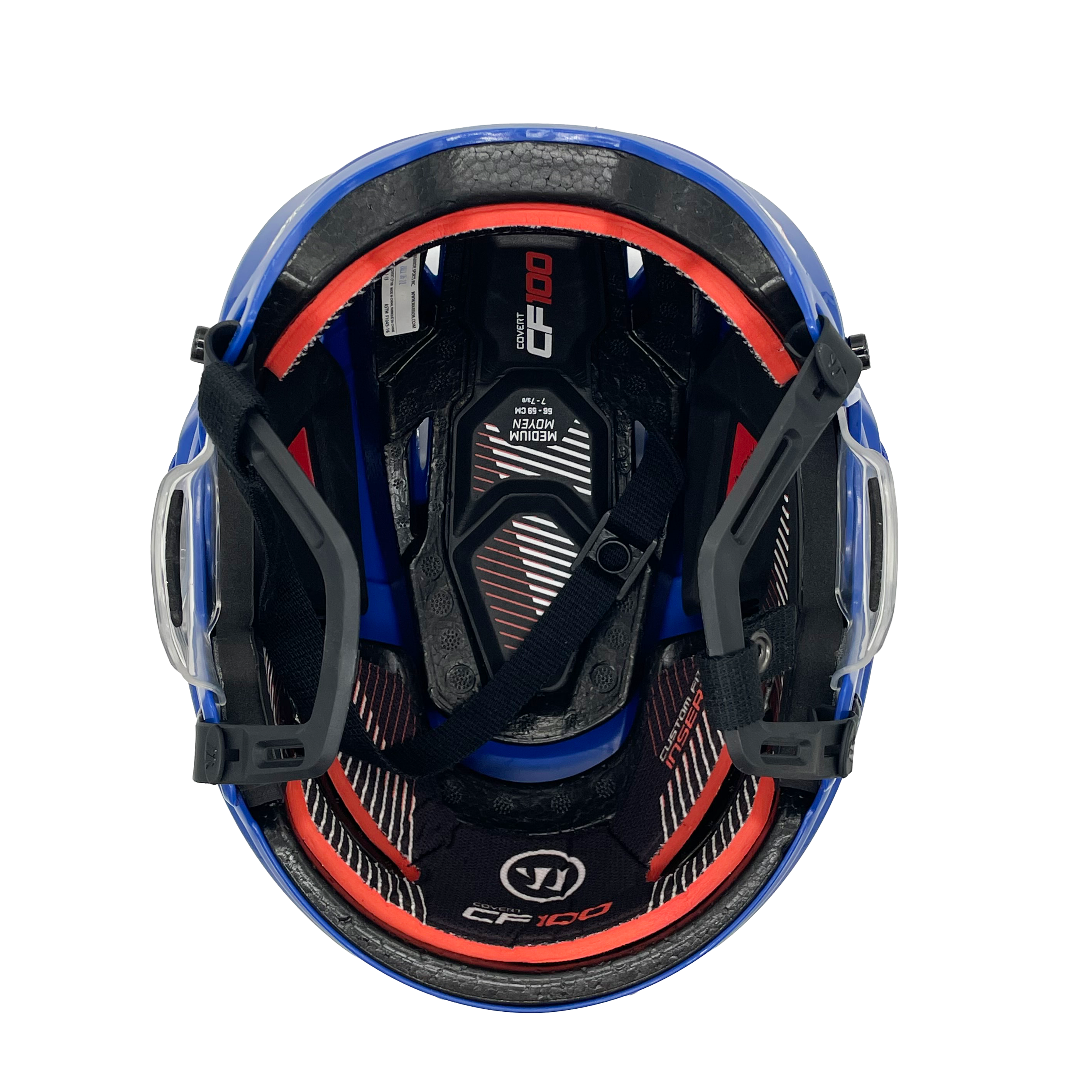 Casque de hockey Warrior Covert CF 100 (bleu roi)